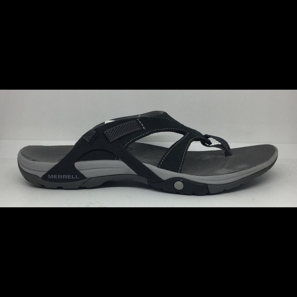 merrell black sandals womens